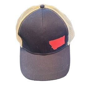 econscious Dig This Chick Montana State Trucker Hat Cap Navy OSFM